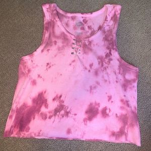 safety pin tank top (handmade)